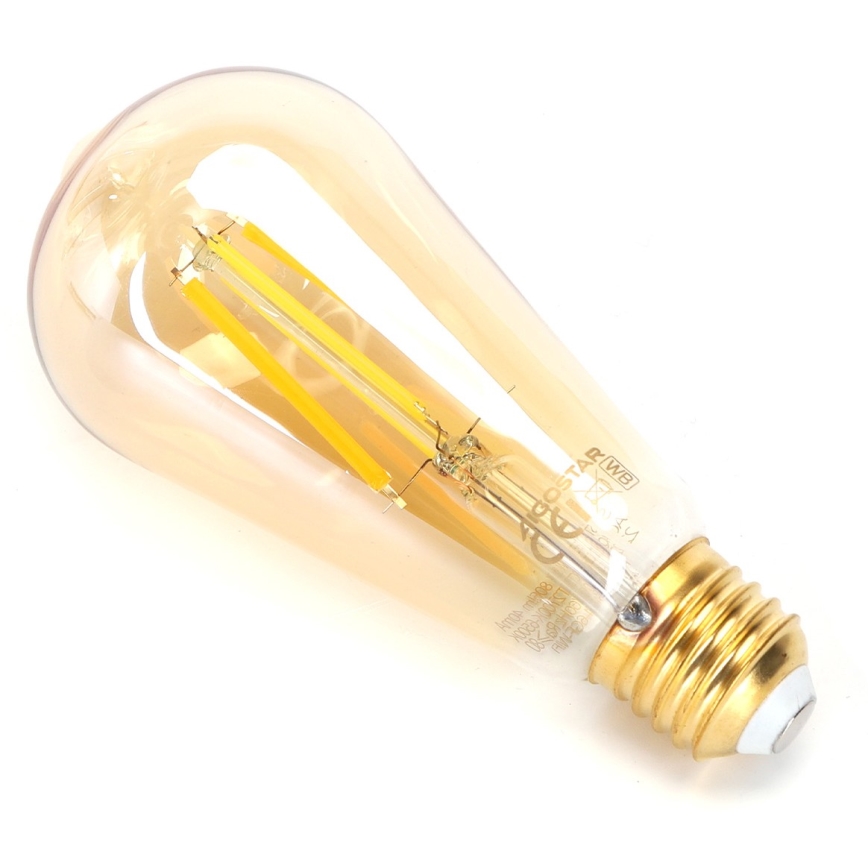 Lâmpada LED com regulação FILAMENT ST64 E27/6W/230V 2700-6500K Wi-Fi - Aigostar