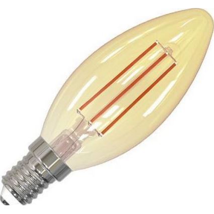 Lâmpada LED com regulação FILAMENT VINTAGE C35 E14/6W/230V 2000K