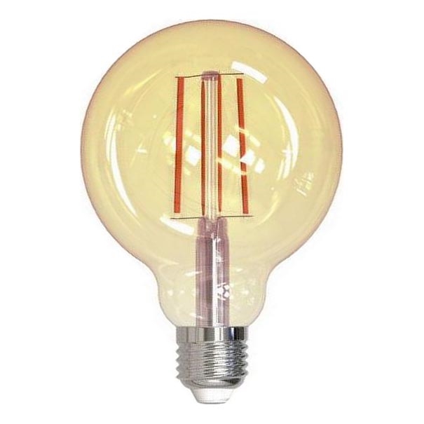 Lâmpada LED com regulação FILAMENT VINTAGE G95 E27/12W/230V 2000K
