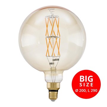 Lâmpada LED com regulação G200 E27/8W/230V 2100K - Eglo 11687