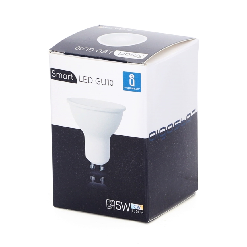Lâmpada LED com regulação GU10/5W/230V 3000-6500K Wi-Fi - Aigostar