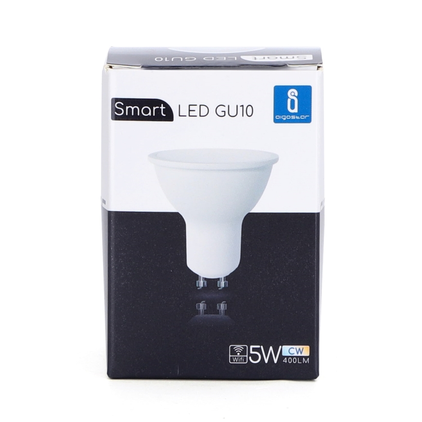 Lâmpada LED com regulação GU10/5W/230V 3000-6500K Wi-Fi - Aigostar