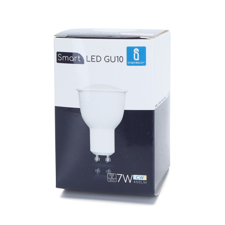 Lâmpada LED com regulação GU10/7W/230V 3000-6500K Wi-Fi - Aigostar