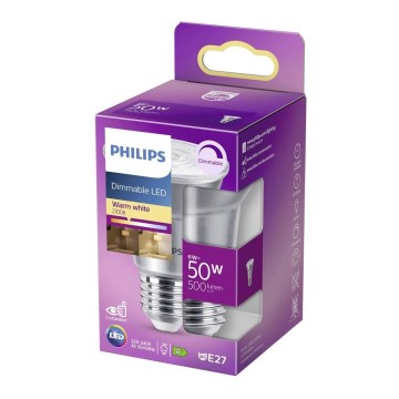 Lâmpada LED com regulação Philips E27/6W/230V 2700K