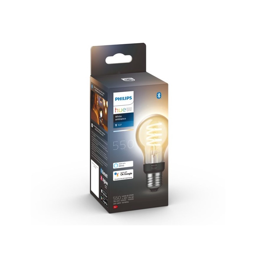 Lâmpada LED com regulação Philips Hue WHITE AMBIANCE A60 E27/7W/230V 2200-4500K