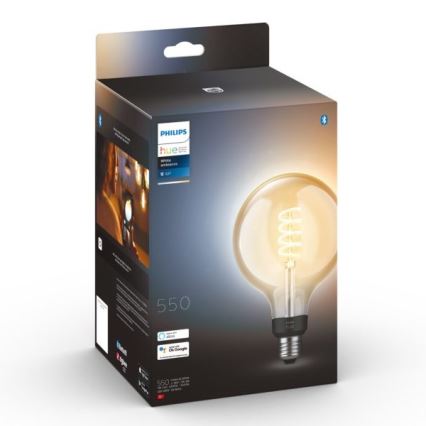 Lâmpada LED com regulação Philips Hue WHITE AMBIANCE G125 E27/7W/230V 2200-4500K