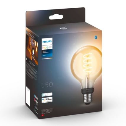 Lâmpada LED com regulação Philips Hue WHITE AMBIANCE G93 E27/7W/230V 2200-4500K