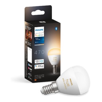Lâmpada LED com regulação Philips Hue WHITE AMBIANCE P45 E14/5,1W/230V 2200-6500K