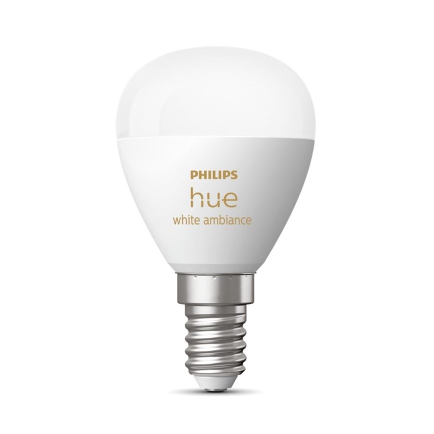 Lâmpada LED com regulação Philips Hue WHITE AMBIANCE P45 E14/5,1W/230V 2200-6500K