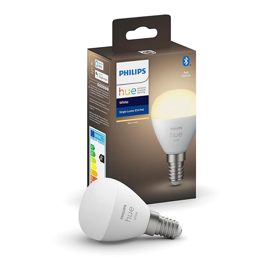 Lâmpada LED com regulação Philips Hue WHITE AMBIANCE P45 E14/5,5W/230V 2700K