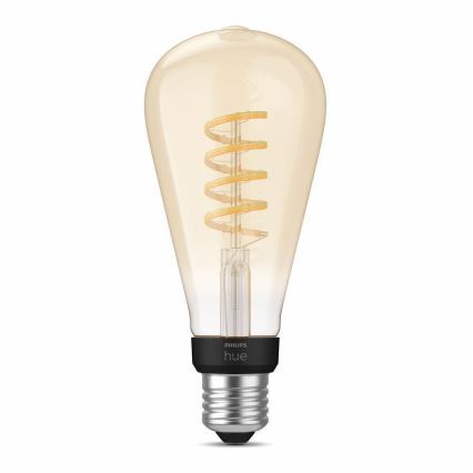 Lâmpada LED com regulação Philips Hue WHITE AMBIANCE ST72 E27/7W/230V 2200-4500K