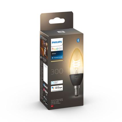 Lâmpada LED com regulação Philips Hue WHITE FILAMENT E14/4,5W/230V 2100K