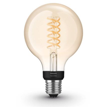 Lâmpada LED com regulação Philips Hue WHITE FILAMENT G93 E27/7,2W/230V 2100K