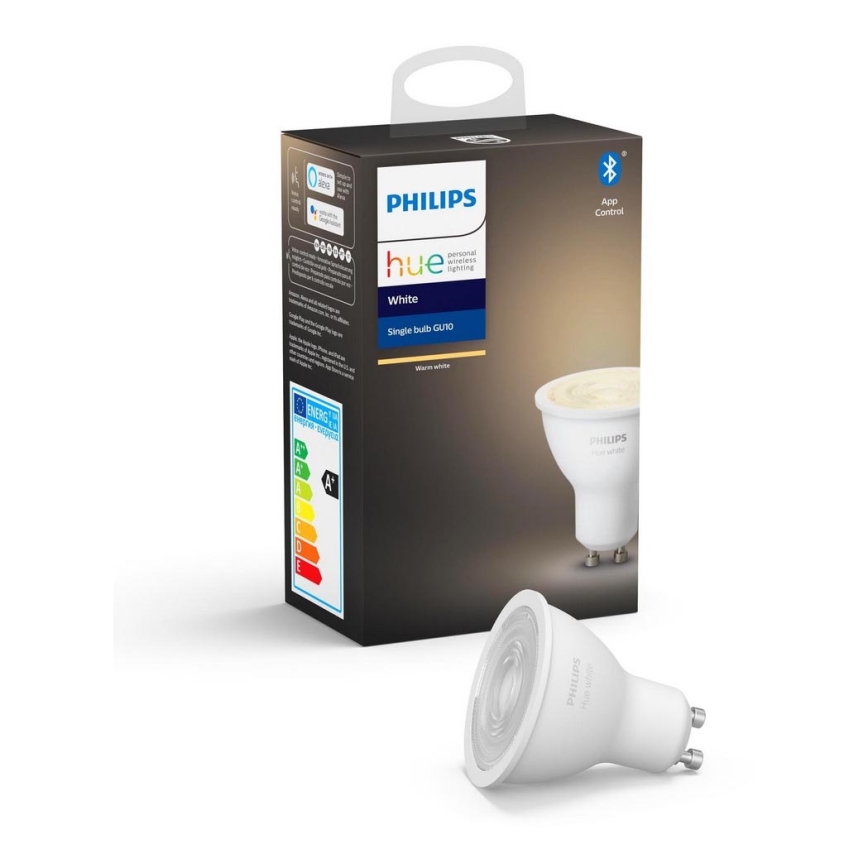 Lâmpada LED com regulação Philips Hue WHITE GU10/5,2W/230V 2700K