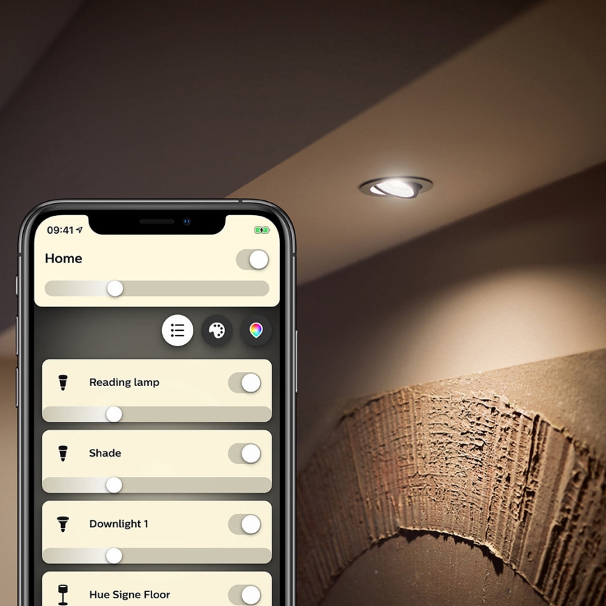 Lâmpada LED com regulação Philips Hue WHITE GU10/5,2W/230V 2700K