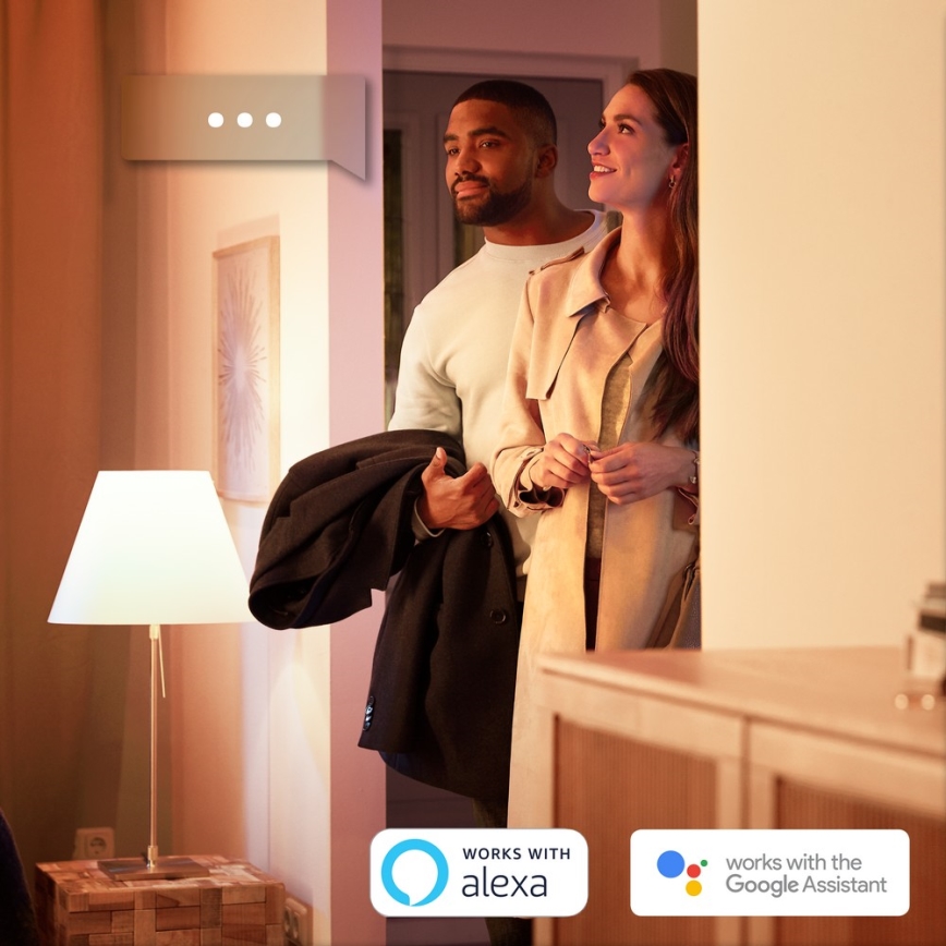 Lâmpada LED com regulação Philips Hue WHITE GU10/5,2W/230V 2700K