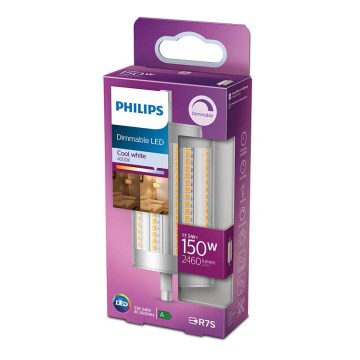 Lâmpada LED com regulação Philips R7s/17,5W/230V 4000K 118 mm