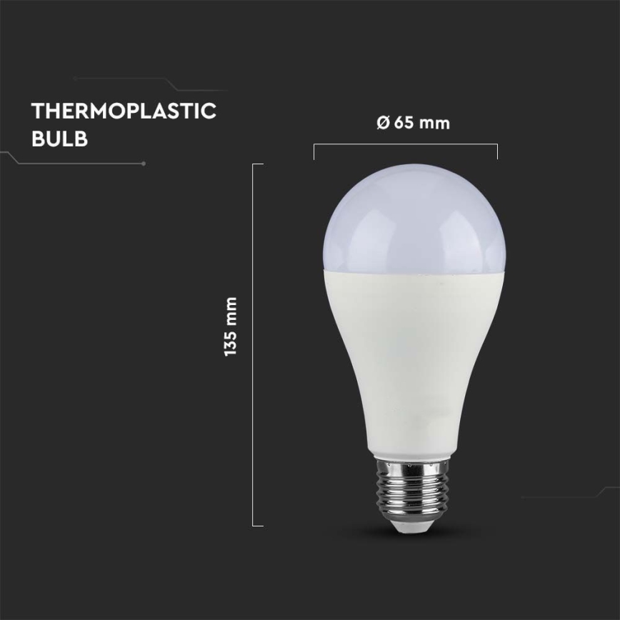 Lâmpada LED com regulação SAMSUNG CHIP A65 E27/17W/230V 4000K