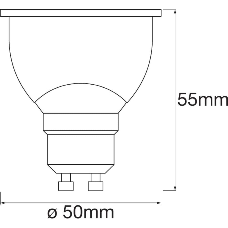 Lâmpada LED com regulação SMART+ GU10/5W/230V 2,700K Wi-Fi - Ledvance