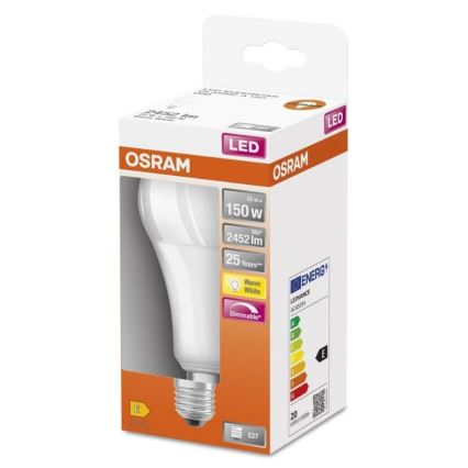 Lâmpada LED com regulação SUPERSTAR E27/20W/230V 2700K - Osram
