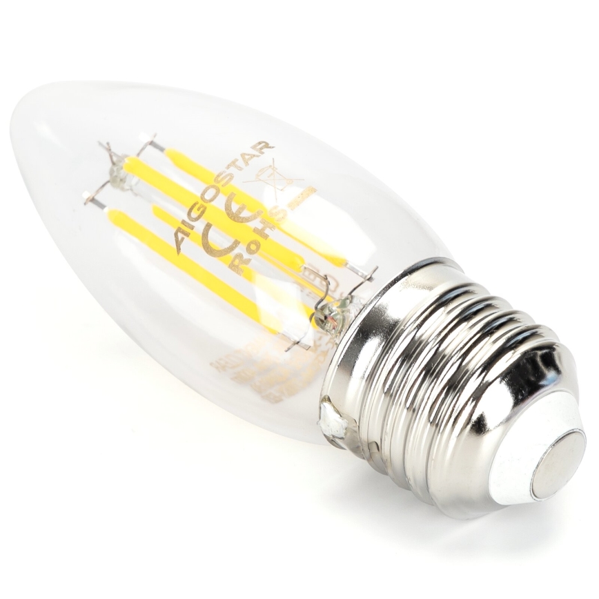 Lâmpada LED com regulação VINTAGE C35 E27/4W/230V 6500K - Aigostar