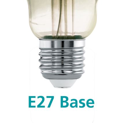 Lâmpada LED com regulação VINTAGE E27/4W/230V 3000K - Eglo 12599