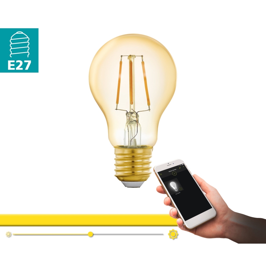 Lâmpada LED com regulação E27/5,5W/230V 2200K - Eglo