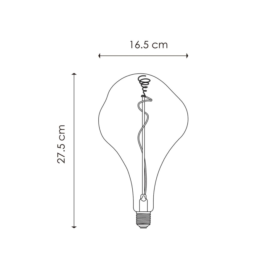 Lâmpada LED com regulação VINTAGE EDISON E27/3W/230V 1800K