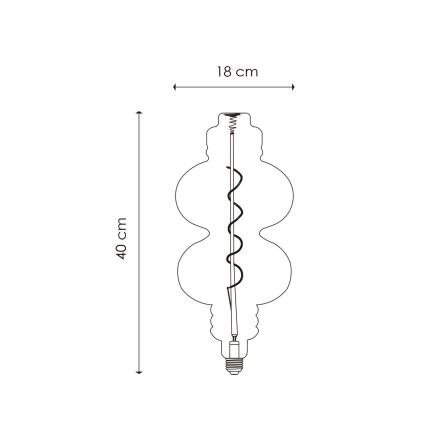 Lâmpada LED com regulação VINTAGE EDISON E27/4W/230V 2200K CRI 90