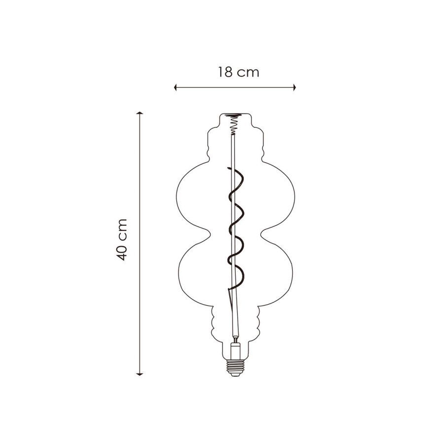 Lâmpada LED com regulação VINTAGE EDISON E27/4W/230V 2200K CRI 90