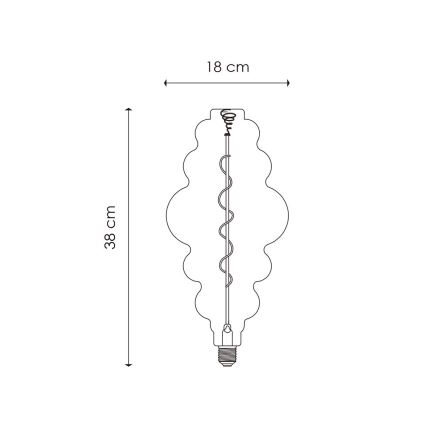 Lâmpada LED com regulação VINTAGE EDISON E27/4W/230V 3000K CRI 90