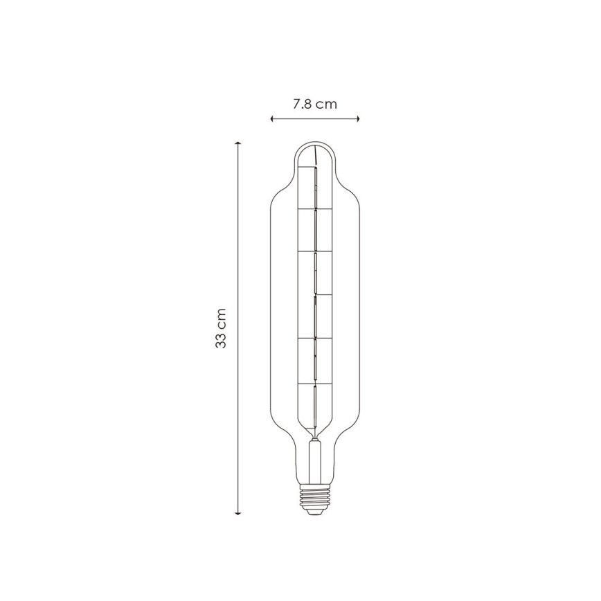 Lâmpada LED com regulação VINTAGE EDISON E27/5W/230V 1800K