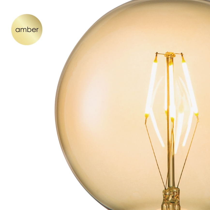 Lâmpada LED com regulação VINTAGE EDISON G125 E27/4W/230V 2700K