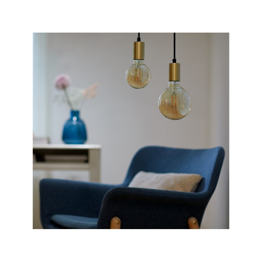 Lâmpada LED com regulação VINTAGE FILAMENT G125 E27/6,7W/230V 2000-5000K CRI 90 Wi-Fi - WiZ