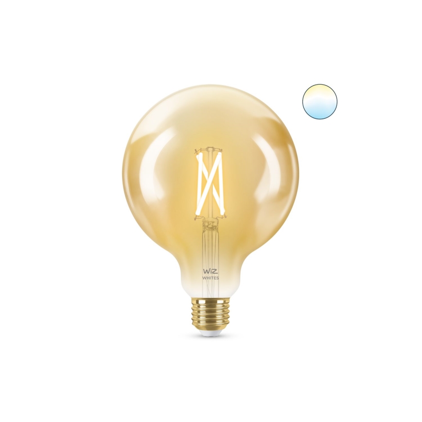 Lâmpada LED com regulação VINTAGE FILAMENT G125 E27/6,7W/230V 2000-5000K CRI 90 Wi-Fi - WiZ