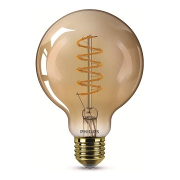 Lâmpada LED com regulação VINTAGE Philips G93 E27/4W/230V 1800K