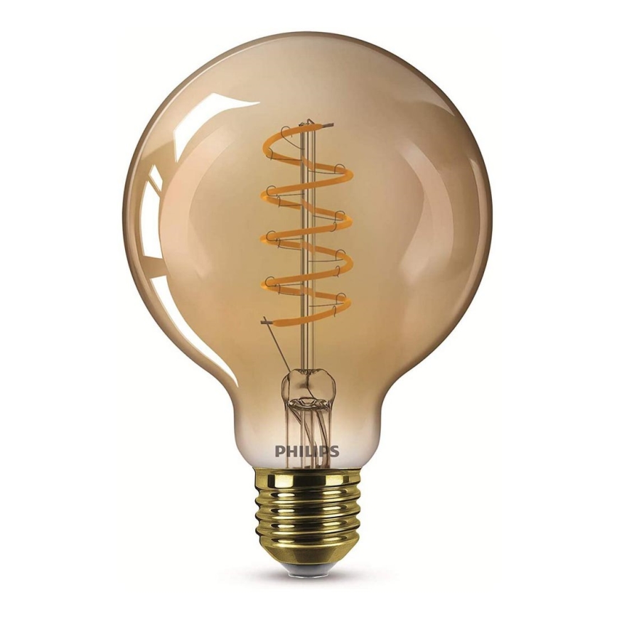 Lâmpada LED com regulação VINTAGE Philips G93 E27/4W/230V 1800K