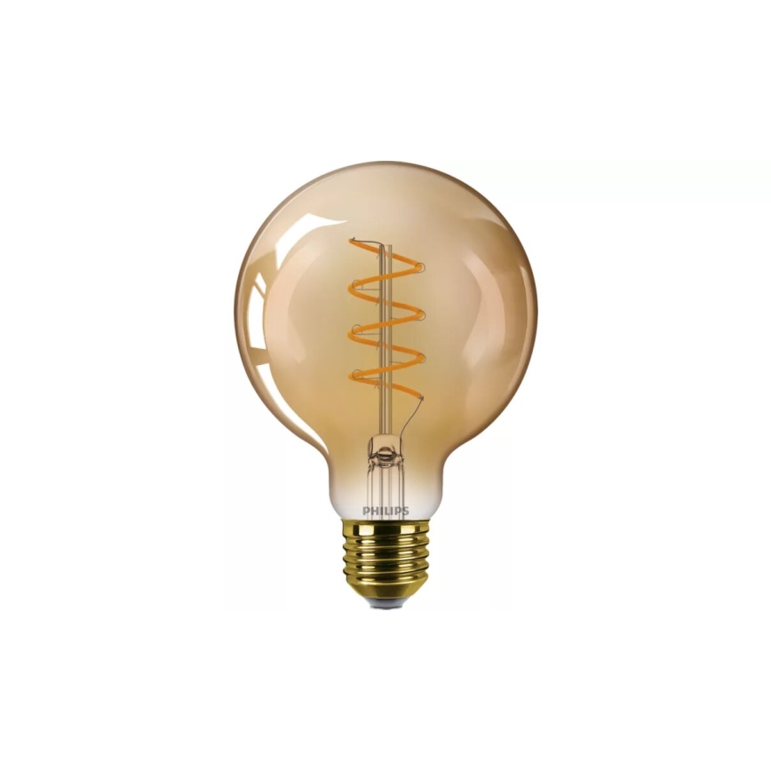 Lâmpada LED com regulação VINTAGE Philips G95 E27/5,5W/230V 2200K