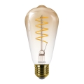 Lâmpada LED com regulação VINTAGE Philips ST64 E27/4,5W/230V 1800K
