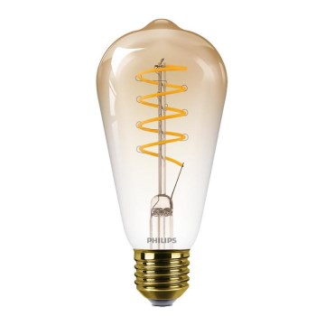 Lâmpada LED com regulação VINTAGE Philips ST64 E27/4,5W/230V 1800K