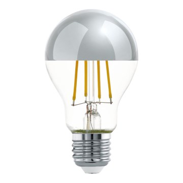 Lâmpada LED com um casquilho esférico espelhado A60 E27/7W/230V 2700K - Eglo 11834