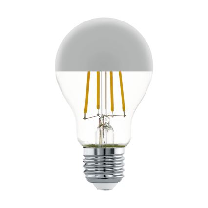 Lâmpada LED com um casquilho esférico espelhado A60 E27/7W/230V 2700K - Eglo 11834