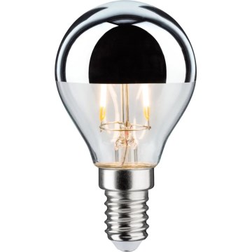 Lâmpada LED com um casquilho esférico espelhado CROWN E14/2,6W/230V 2700K - Paulmann 28663