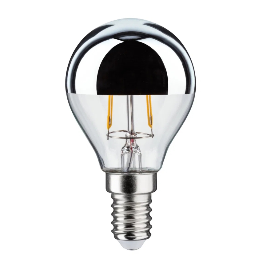 Lâmpada LED com um casquilho esférico espelhado CROWN E14/2,6W/230V 2700K - Paulmann 28663