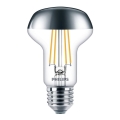 Lâmpada LED com um casquilho esférico espelhado Philips DECO E27/4W/230V 2700K