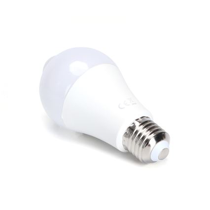 Lâmpada LED com um sensor de crepúsculo e movimento A60 E27/12W/230V 6500K - Aigostar