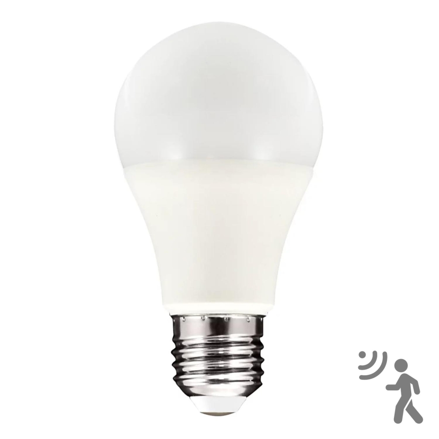Lâmpada LED com um sensor de crepúsculo e movimento A60 E27/8W/230V 3000K