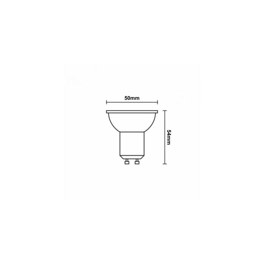 Lâmpada LED de cerâmica GU10/9,5W/230V 3000K