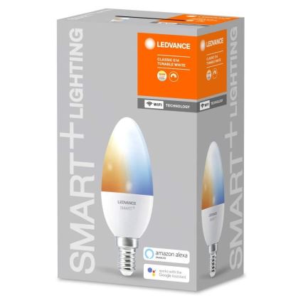 Lâmpada LED de escurecimento INTELIGENTE+ E14/5W/230V 2700K-6500K Wi-Fi - Ledvance