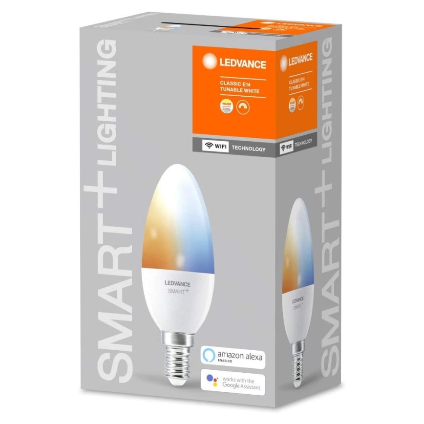 Lâmpada LED de escurecimento INTELIGENTE+ E14/5W/230V 2700K-6500K Wi-Fi - Ledvance